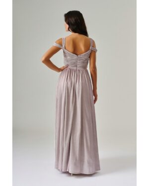 SEQUIN ΡΟΖ ΜΑΞΙ ΦΟΡΕΜΑ ΜΕ ΜΕΤΑΛΛΙΚΗ ΙΝΑ