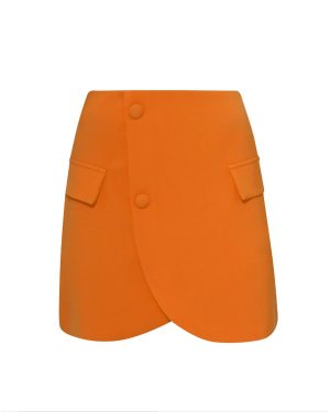 Μίνι Φούστα Πορτοκαλί