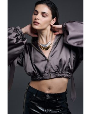 Claude Κολιέ Με Ατσάλινη Αλυσίδα