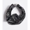 Francois Υφασμάτινο Μαύρο Choker Με Στρας