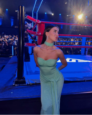 Mariella Βεραμάν Ντραπέ Φόρεμα Με Glitter