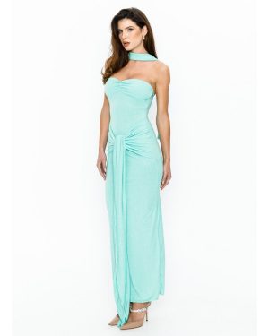 Mariella Βεραμάν Ντραπέ Φόρεμα Με Glitter