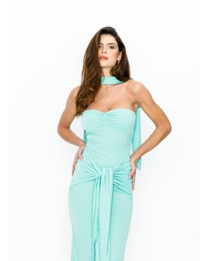 Mariella Βεραμάν Ντραπέ Φόρεμα Με Glitter