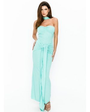 Mariella Βεραμάν Ντραπέ Φόρεμα Με Glitter